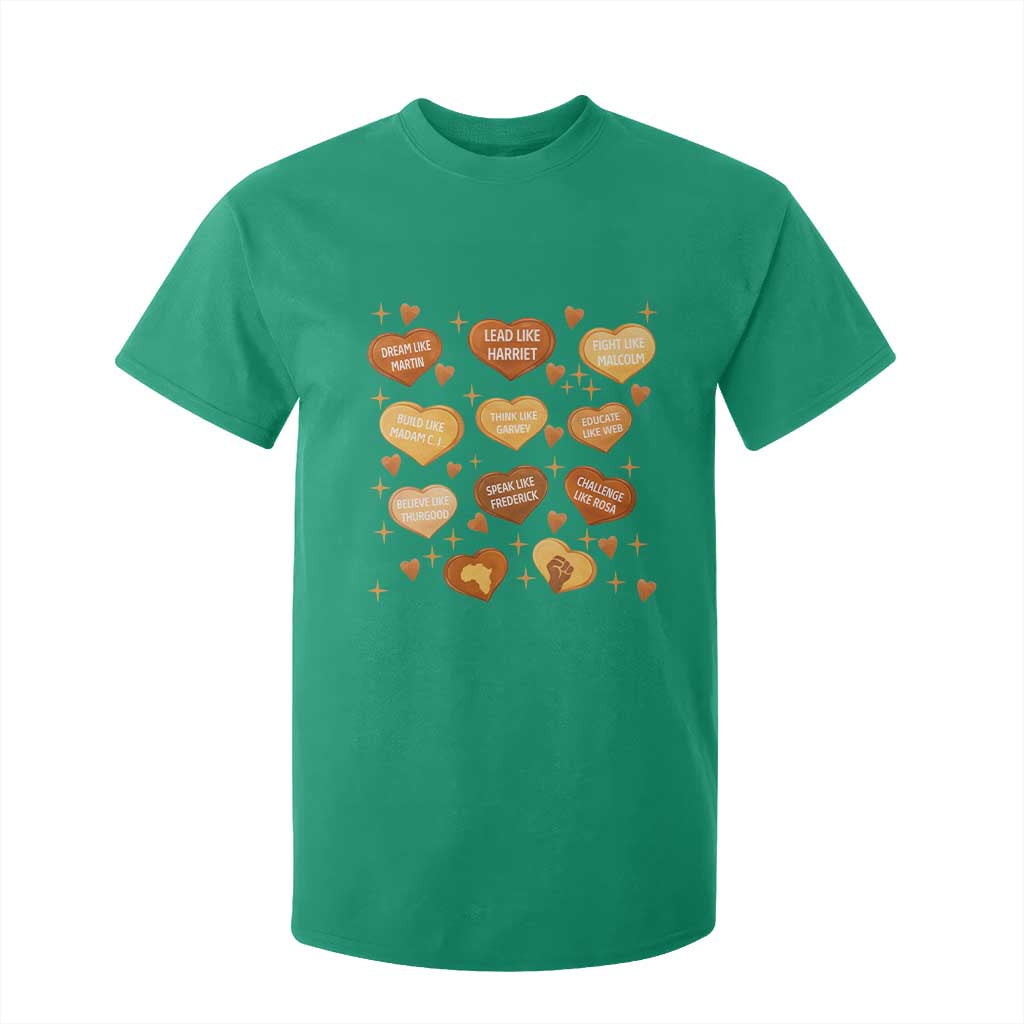 Black History Leaders T Shirt For Kid African American Teachers Pride TS12 Irish Green Print Your Wear