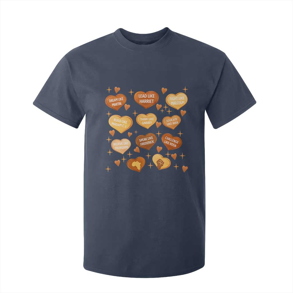 Black History Leaders T Shirt For Kid African American Teachers Pride TS12 Navy Print Your Wear