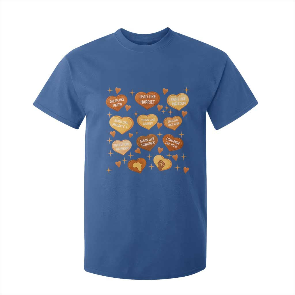Black History Leaders T Shirt For Kid African American Teachers Pride TS12 Royal Blue Print Your Wear