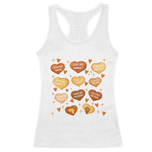 Black History Leaders Racerback Tank Top African American Teachers Pride TS12 White Print Your Wear