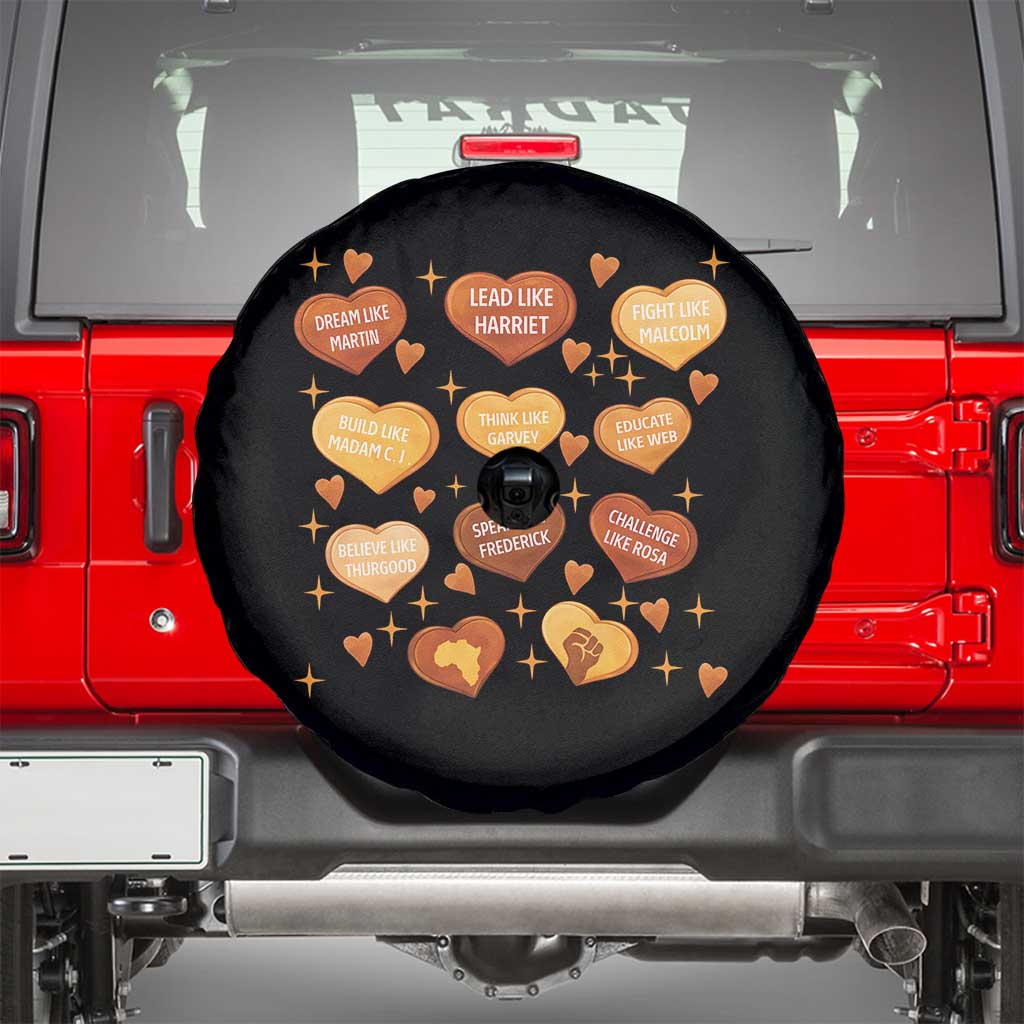 Black History Leaders Spare Tire Cover African American Teachers Pride TS12 Black Print Your Wear