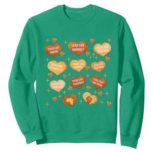 Black History Leaders Sweatshirt African American Teachers Pride TS12 Irish Green Print Your Wear
