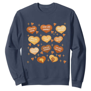 Black History Leaders Sweatshirt African American Teachers Pride TS12 Navy Print Your Wear