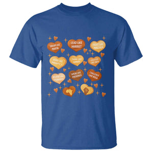 Black History Leaders T Shirt African American Teachers Pride TS12 Royal Blue Print Your Wear