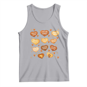 Black History Leaders Tank Top African American Teachers Pride TS12 Athletic Heather Print Your Wear