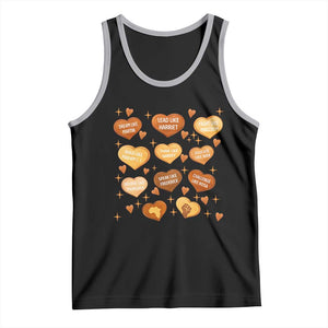 Black History Leaders Tank Top African American Teachers Pride TS12 Black Athletic Heather Print Your Wear