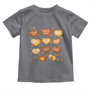 Black History Leaders Toddler T Shirt African American Teachers Pride TS12 Charcoal Print Your Wear