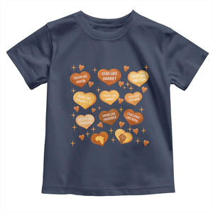 Black History Leaders Toddler T Shirt African American Teachers Pride TS12 Navy Print Your Wear