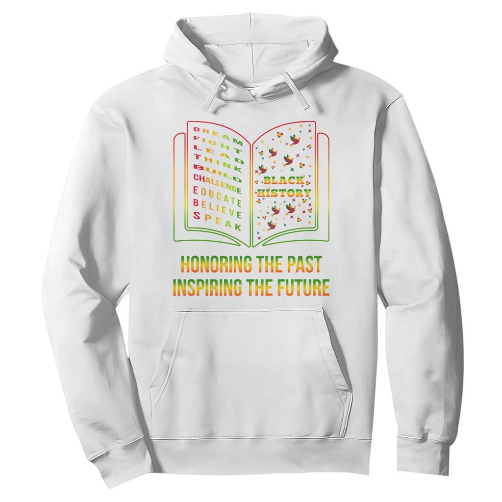 Black History Leaders Book Hoodie African American History For Teachers TS12 White Print Your Wear