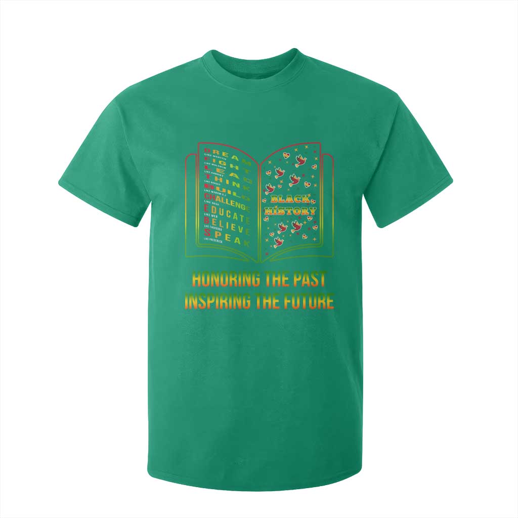 Black History Leaders Book T Shirt For Kid African American History For Teachers TS12 Irish Green Print Your Wear