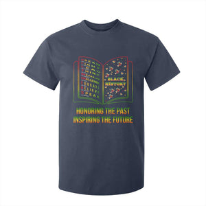Black History Leaders Book T Shirt For Kid African American History For Teachers TS12 Navy Print Your Wear
