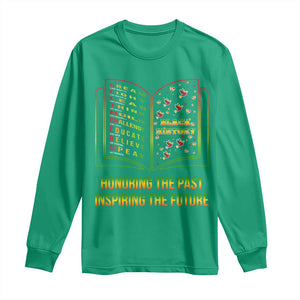 Black History Leaders Book Long Sleeve Shirt African American History For Teachers TS12 Irish Green Print Your Wear