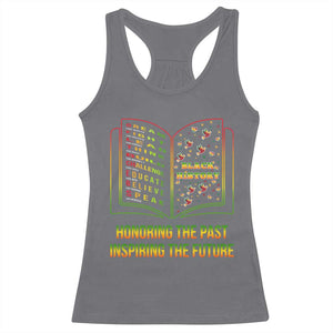 Black History Leaders Book Racerback Tank Top African American History For Teachers TS12 Charcoal Print Your Wear