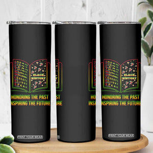 Black History Leaders Book Skinny Tumbler African American History For Teachers TS12 Print Your Wear