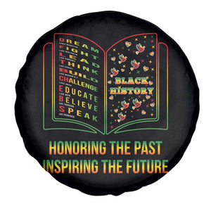 Black History Leaders Book Spare Tire Cover African American History For Teachers TS12 Print Your Wear