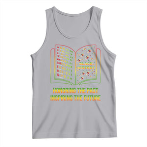 Black History Leaders Book Tank Top African American History For Teachers TS12 Athletic Heather Print Your Wear