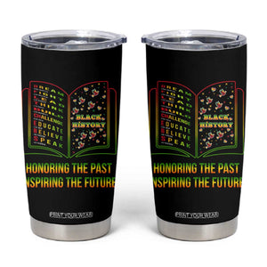 Black History Leaders Book Tumbler Cup African American History For Teachers TS12 Black Print Your Wear