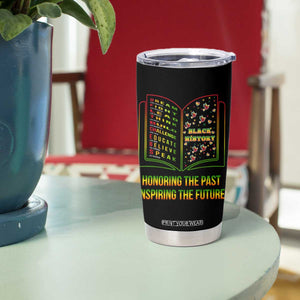 Black History Leaders Book Tumbler Cup African American History For Teachers TS12 Print Your Wear