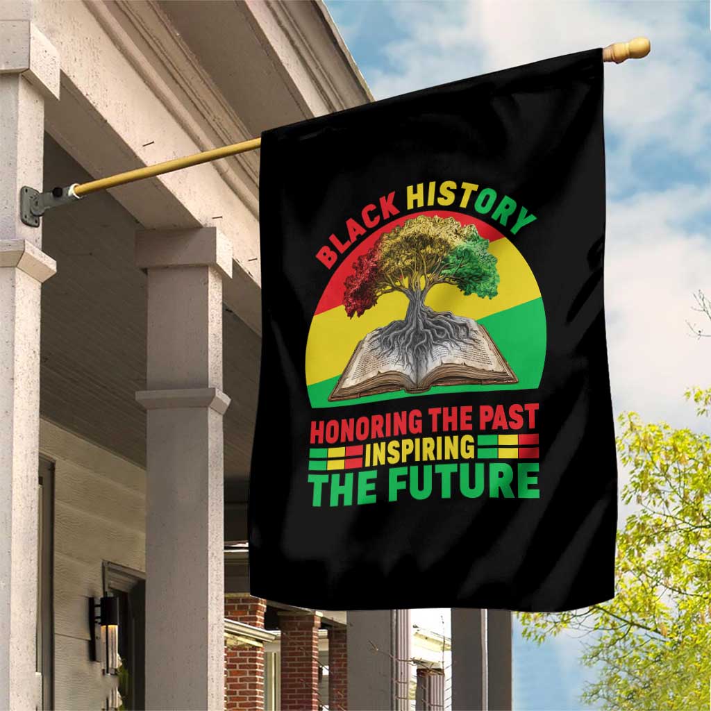 Black History Honoring The Past Inspiring The Future Garden Flag African American Pride TS12 Print Your Wear