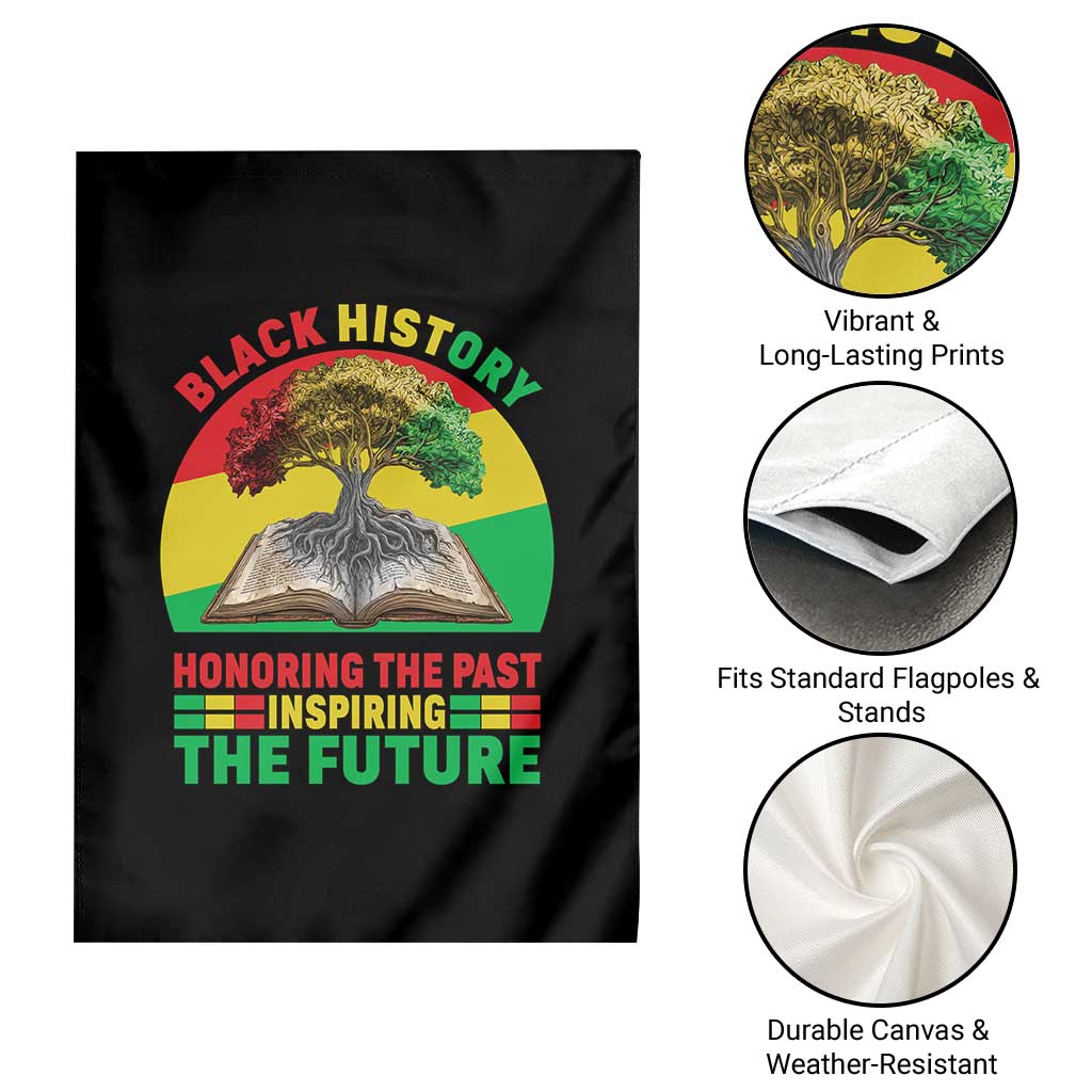Black History Honoring The Past Inspiring The Future Garden Flag African American Pride TS12 Print Your Wear