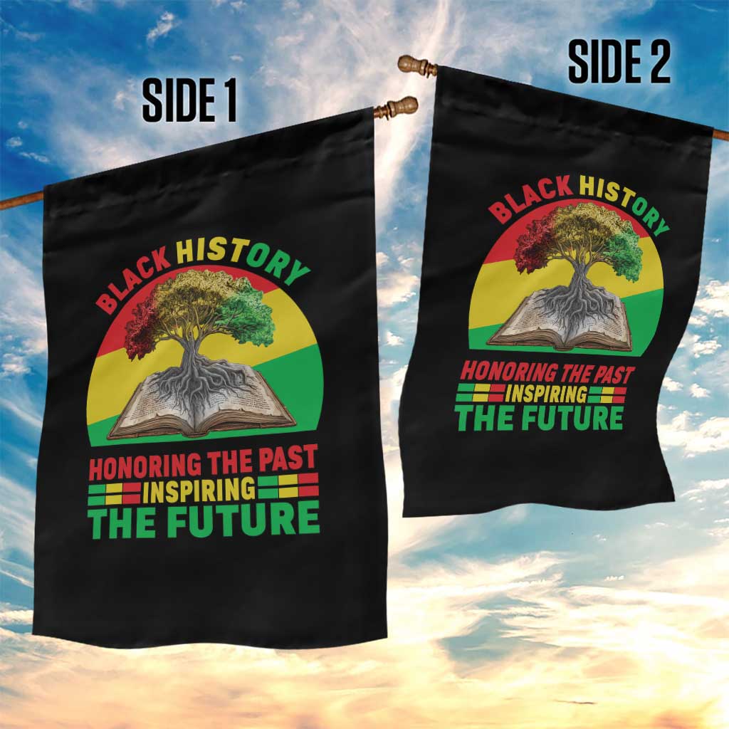 Black History Honoring The Past Inspiring The Future Garden Flag African American Pride TS12 Print Your Wear