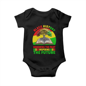 Black History Honoring The Past Inspiring The Future Baby Onesie African American Pride TS12 Black Print Your Wear
