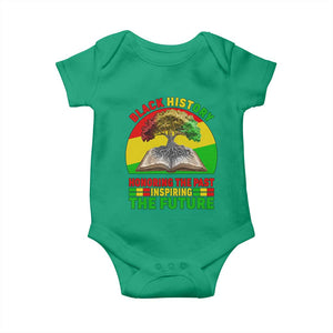 Black History Honoring The Past Inspiring The Future Baby Onesie African American Pride TS12 Irish Green Print Your Wear