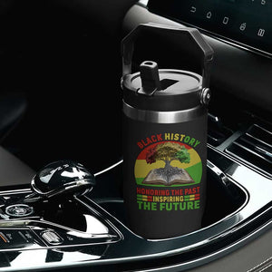 Black History Honoring The Past Inspiring The Future Flip Straw Tumbler African American Pride TS12 Print Your Wear