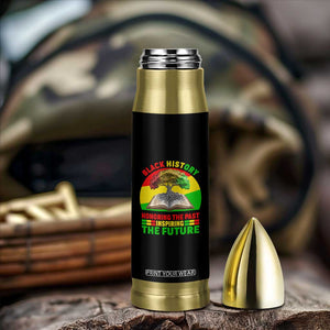 Black History Honoring The Past Inspiring The Future Bullet Tumbler African American Pride TS12 Print Your Wear