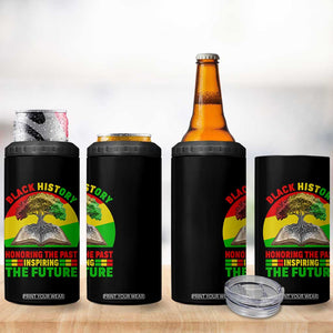 Black History Honoring The Past Inspiring The Future 4 in 1 Can Cooler Tumbler African American Pride TS12 Print Your Wear
