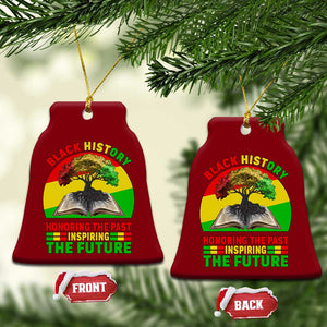 Black History Honoring The Past Inspiring The Future Ceramic Ornament African American Pride TS12 Print Your Wear