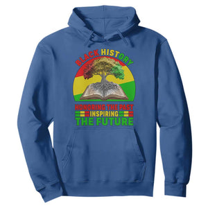 Black History Honoring The Past Inspiring The Future Hoodie African American Pride TS12 Royal Blue Print Your Wear