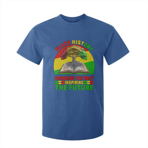 Black History Honoring The Past Inspiring The Future T Shirt For Kid African American Pride TS12 Royal Blue Print Your Wear