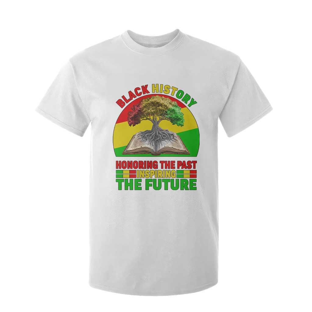 Black History Honoring The Past Inspiring The Future T Shirt For Kid African American Pride TS12 White Print Your Wear