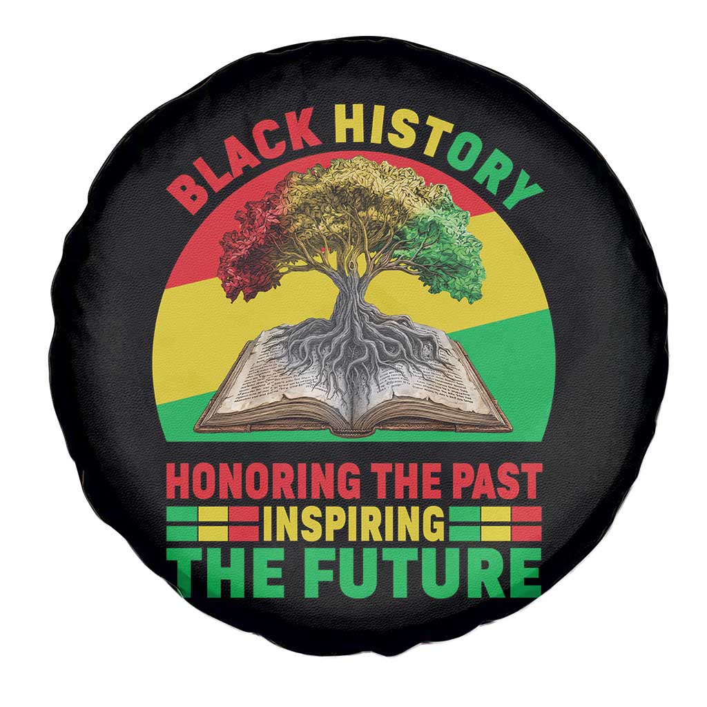 Black History Honoring The Past Inspiring The Future Spare Tire Cover African American Pride TS12 Print Your Wear