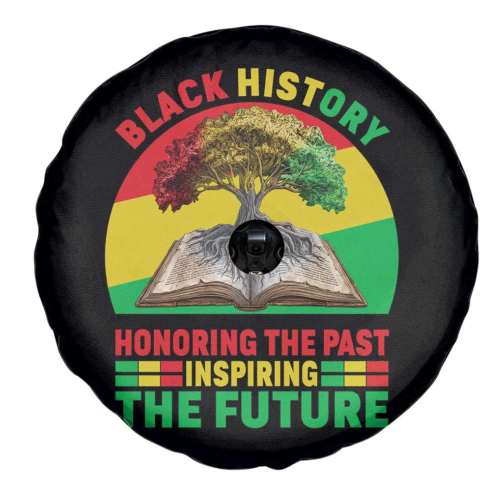 Black History Honoring The Past Inspiring The Future Spare Tire Cover African American Pride TS12 Print Your Wear