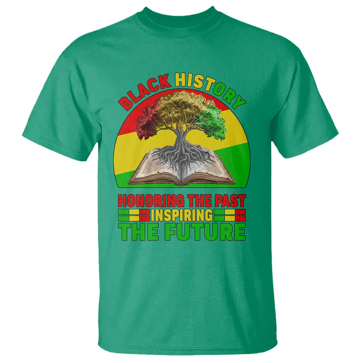 Black History Honoring The Past Inspiring The Future T Shirt African American Pride TS12 Irish Green Print Your Wear