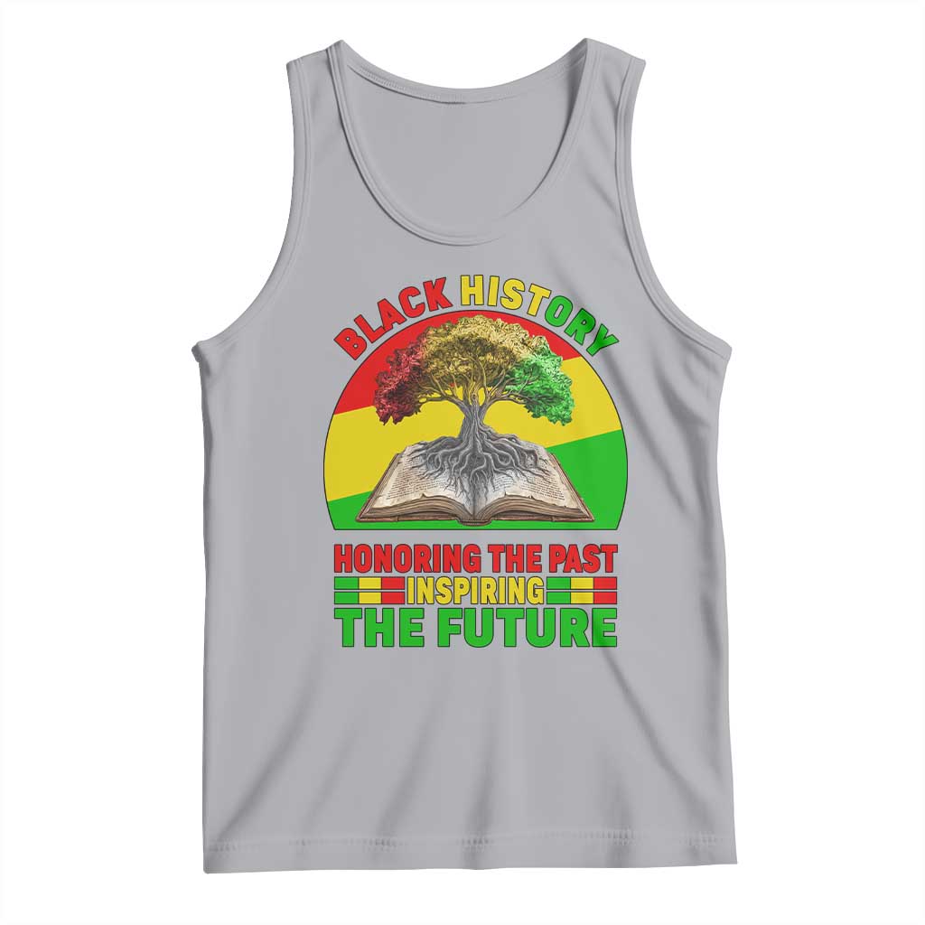 Black History Honoring The Past Inspiring The Future Tank Top African American Pride TS12 Athletic Heather Print Your Wear