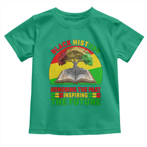 Black History Honoring The Past Inspiring The Future Toddler T Shirt African American Pride TS12 Irish Green Print Your Wear
