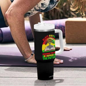 Black History Honoring The Past Inspiring The Future Tumbler With Handle African American Pride TS12 Print Your Wear