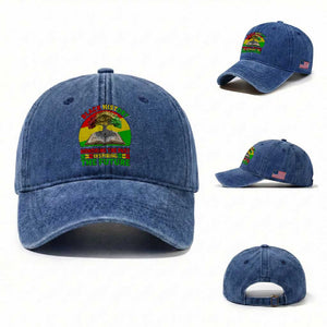 Black History Honoring The Past Inspiring The Future Washed Cotton Baseball Cap African American Pride TS12 Washed Cap Universal Fit Royal Blue Print Your Wear