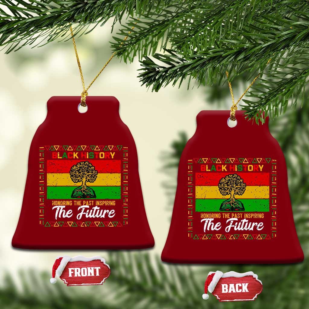 Black History Month Ceramic Ornament Honoring The Past Inspiring The Future TS12 Print Your Wear