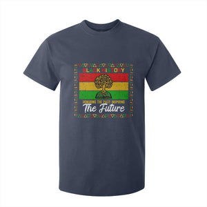 Black History Month T Shirt For Kid Honoring The Past Inspiring The Future TS12 Navy Print Your Wear