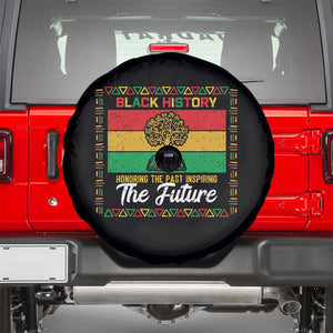 Black History Month Spare Tire Cover Honoring The Past Inspiring The Future TS12 Black Print Your Wear