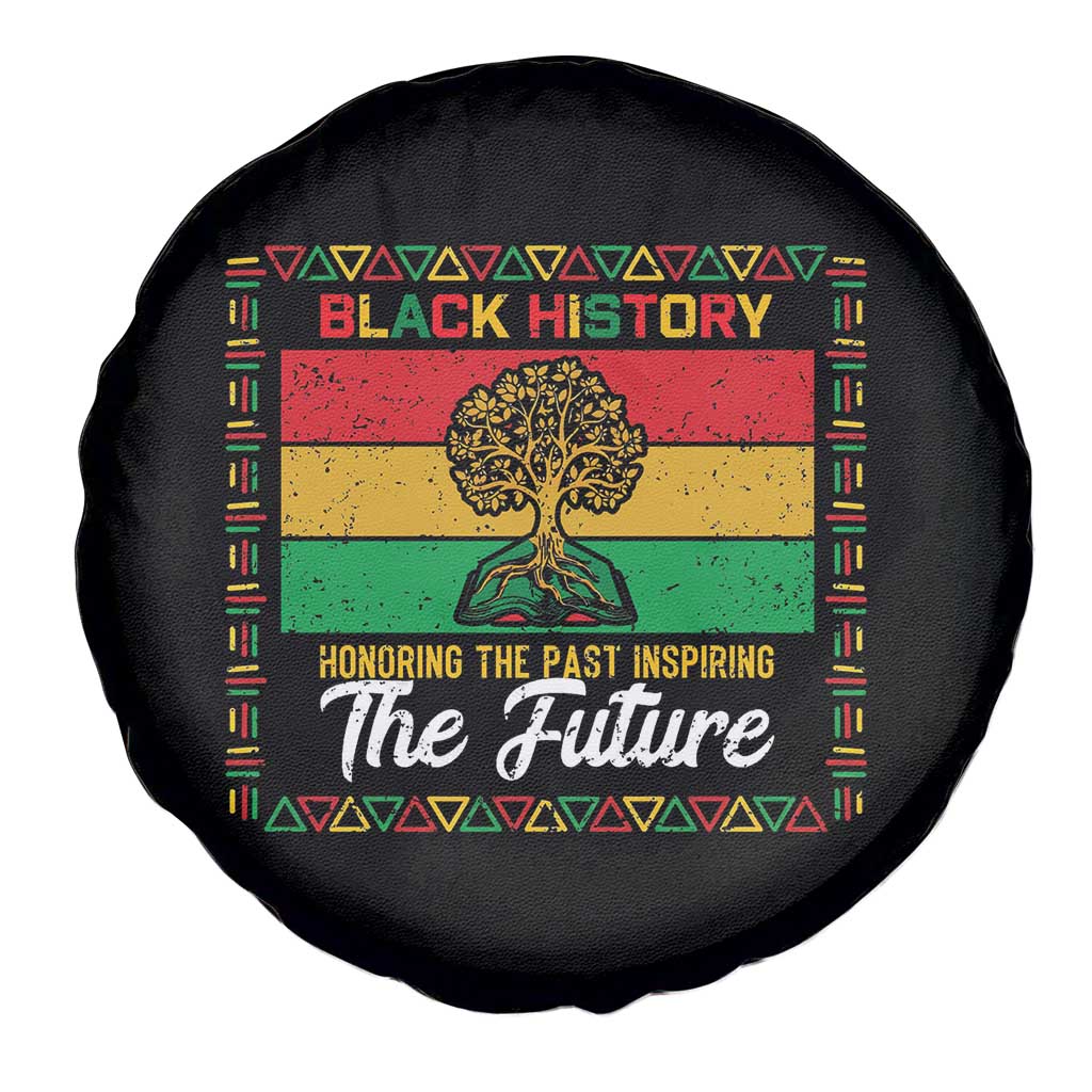 Black History Month Spare Tire Cover Honoring The Past Inspiring The Future TS12 Print Your Wear