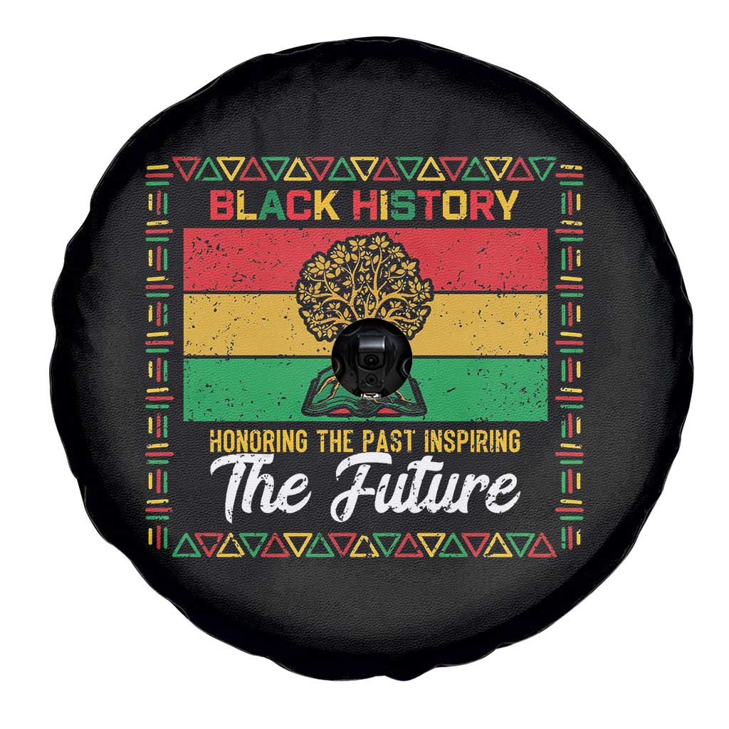 Black History Month Spare Tire Cover Honoring The Past Inspiring The Future TS12 Print Your Wear