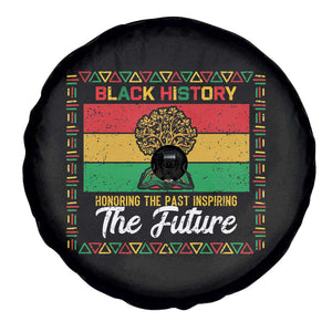 Black History Month Spare Tire Cover Honoring The Past Inspiring The Future TS12 Print Your Wear