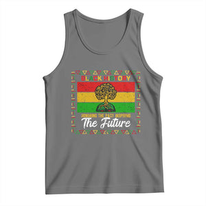 Black History Month Tank Top Honoring The Past Inspiring The Future TS12 Black Heather Print Your Wear