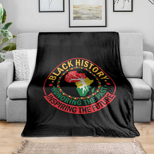 Inspiring The Future Honoring The Past Throw Blanket African American Heritage TS12 Print Your Wear