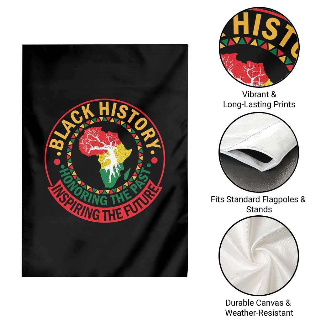 Inspiring The Future Honoring The Past Garden Flag African American Heritage TS12 Print Your Wear